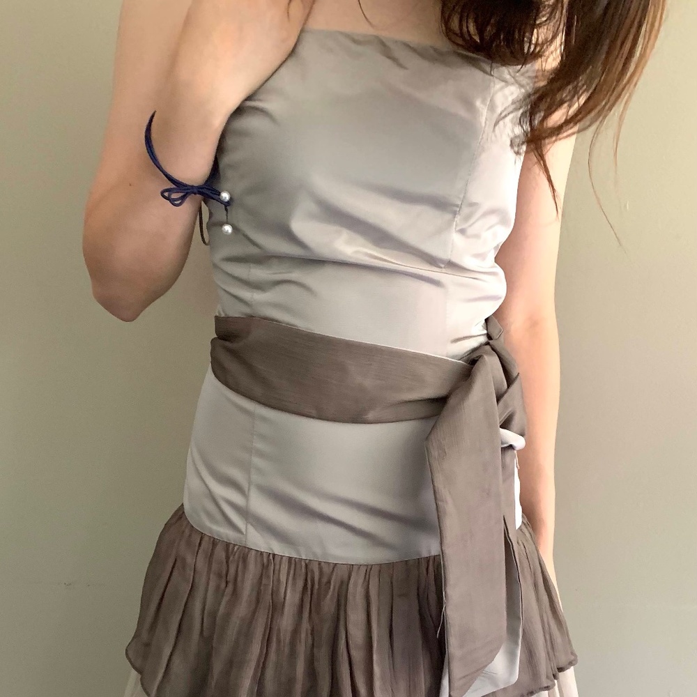 ZARA - Ruffle fit & flare dress